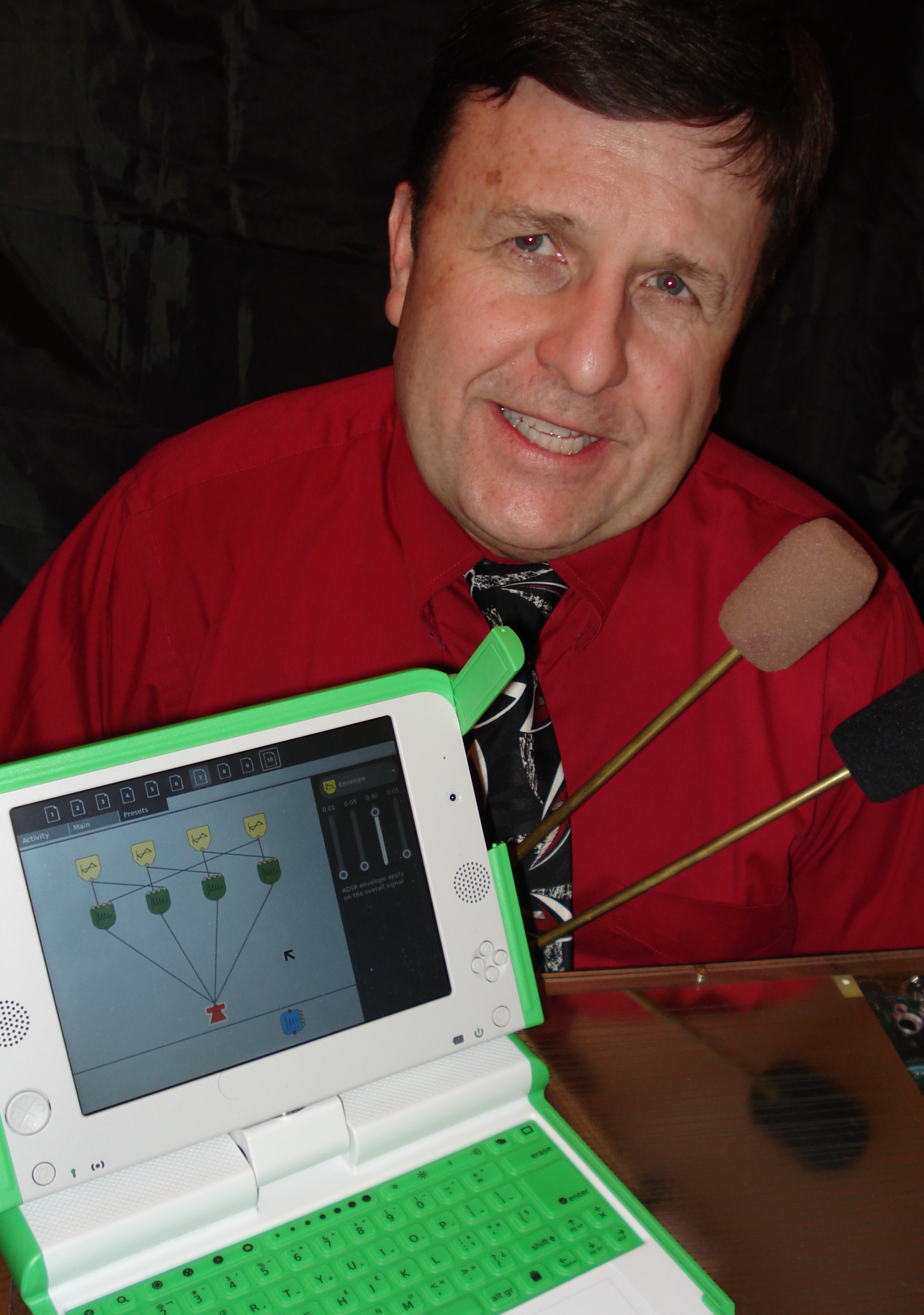 OLPC with Radio Baton 5